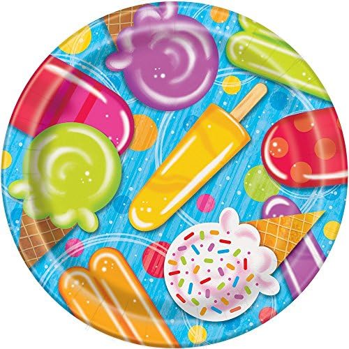 Празнични Чинии за летния popsicle и сладолед, 8 карата