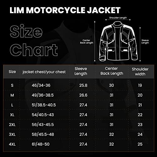 ILM Приключенска Мотоциклетът Яке за Мъже За Езда Бронирани Жилетки С Въздушен поток Dirt Bike Touring Водоустойчив