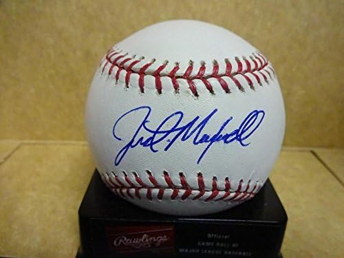 Джъстин Максуел Роялз/джайентс Подписаха M. l Baseball W / coa - Бейзболни топки с автографи