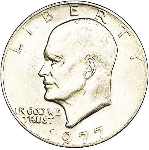 1977 P BU Избор на долара Айзенхауер Необращенный монетен двор на САЩ