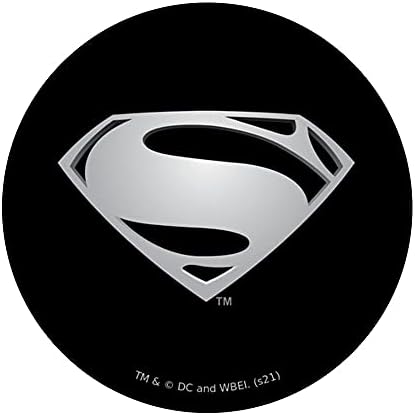 Символ черен костюм Супермен Лигата на Справедливостта Зак Снайдър PopSockets С възможност за смяна на PopGrip