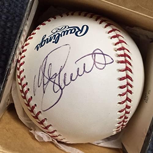 Майк Шмид Подписа Автограф на Нов Официален Представител на Мейджър лийг бейзбол Phillies Coa - Бейзболни топки
