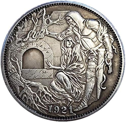 1921 Американски Светия Граал Блуждающая Монета Мед Сребърно Покритие Античен Сребърен Долар Копирни За Събиране