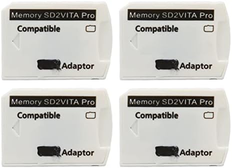 4 бр. адаптер за карта с памет PSV, лесно се поставя и се извлича идеалната адаптация, Адаптер за карта с памет