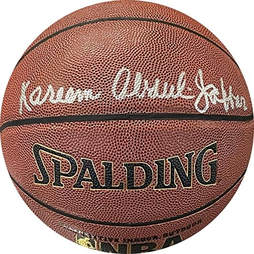 Баскетбол с автограф Каррема Абдул-Джаббара Spalding I/O - Баскетболни топки с автографи