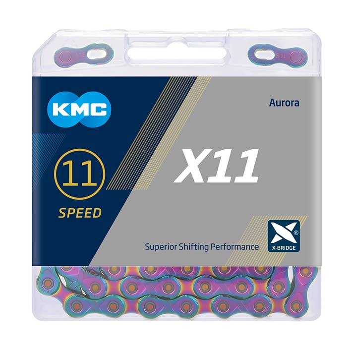 KMC X11, Сребристо-Черна 118-Звенная 11-Степенна верига