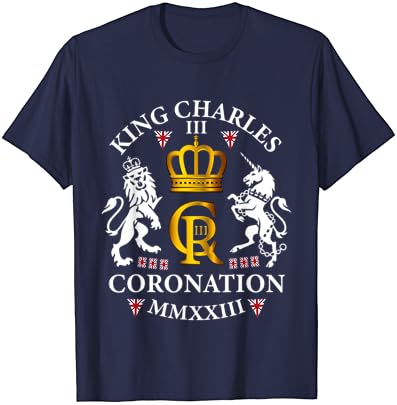 Тениска с Коронясването на британския Монарх Чарлз III през май 2023 г.