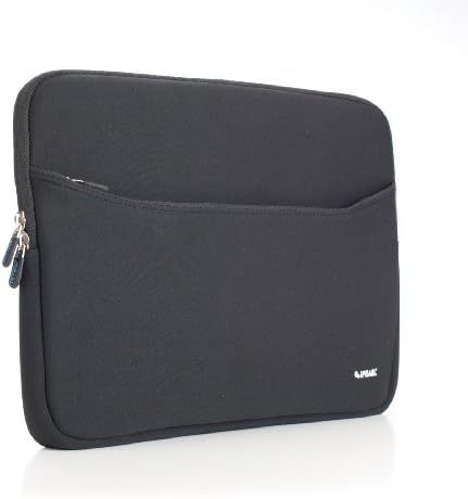 14-инчов Мек Неопреновый калъф iPearl за лаптопи MacBook и UltraBook (Вграден външен джоб) (черен)