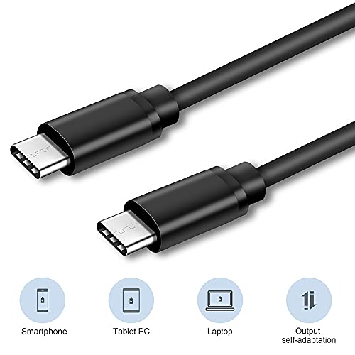 J-ZMQER 5ft USB Type-C-USB-C 3.1 Кабел за зареждане от мъжете на мъжа, който е Съвместим с лаптоп Huawei, Xiaomi