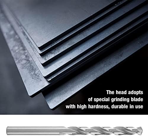 Спирала свредло HSS с висока якост на права дръжка от висококачествен материал с висока твърдост за пробиване в дърво, алуминий, пластику (спецификация 5.5 mm)