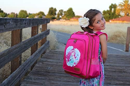 Раница за деца 15 инча | Здрава и функционална училищна чанта за книги, идеална чанта за детска градина или