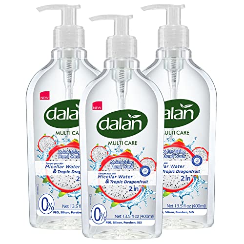 Течен сапун Dalan Multicare с мицеллярной вода и тропически драконьим плод 400 мл (опаковка от 3 броя)