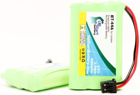 Батерия 2X Pack -BT-446 за безжични телефони Uniden Фрасвам, TCX905, BT446, DCX700, TRU9485, TRU8866, TRU9466, TRU9496 (800 ма, 3,6 В, никел-металлогидридный)