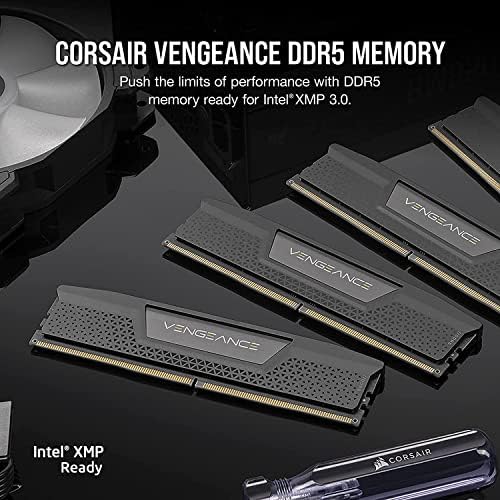 Оперативна памет CORSAIR VENGEANCE DDR5 32 GB (2x16 GB) 6400MHz CL36, Съвместима с Intel XMP iCUE, Компютърна