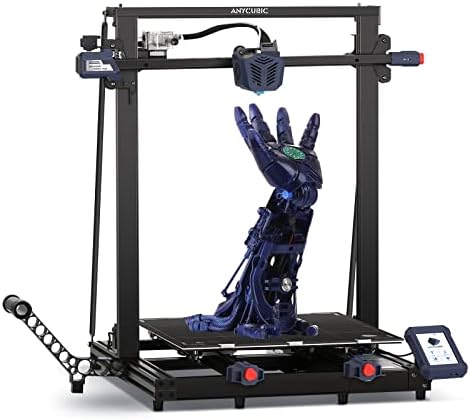 (Сноп от сини нишки с нажежаема жичка) Автоматично Изравняване на 3D принтер Anycubic Kobra Max и Конци за 3D-принтер