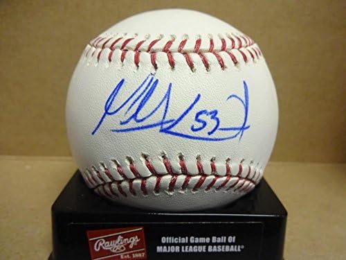 Мат Уест Лос Анджелис Доджърс подписа договор с M. l. Baseball W / coa - Бейзболни топки с автографи