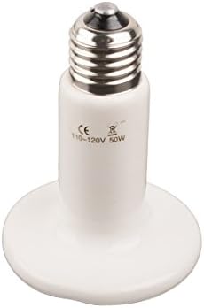 Aexit AC 110 В Електрическо оборудване 50 W Инфрачервена Лампа Керамичен Нагревател Лампа за Влечуги Естествени