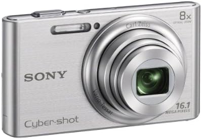 Цифров фотоапарат Sony DSC-W730 16,1 Mp с 2,7-инчов LCD дисплей (сребрист цвят) (СТАР МОДЕЛ)