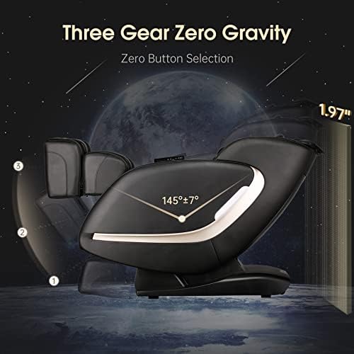 Масажен стол EASPEARL SL Track Столове за Масаж за цялото тяло с приложение Zero Gravity, Отопление на кръста
