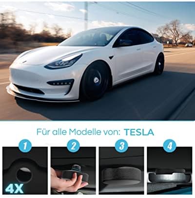 Адаптер PLANGER® Tesla Jack - Модел 3 Модел S - Модел Y - Модел X - Гаранция 10 години - 4 опаковки