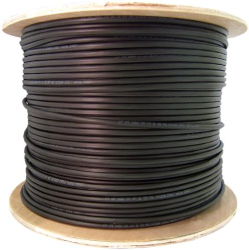 Ethernet кабел Cat5e Черен цвят за директно погребване /за употреба на открито, Здрав, CMX, Изпълнен с гел,