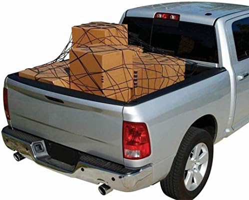 EACCESSORIES Транспортна мрежа EA за Nissan Titan пълен размер къс легло 66 x 74 – Органайзер за багажник на