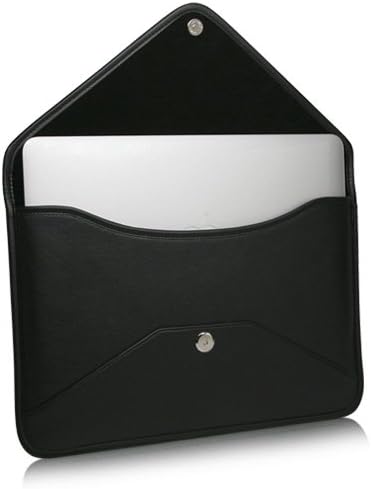 Калъф BoxWave, който е съвместим с LG Грам 15 (15Z90Q) (Case by BoxWave) - Луксозни кожена чанта-месинджър,