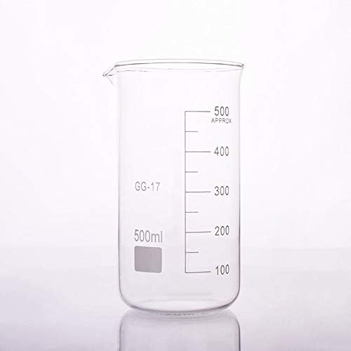 MOUNTAIN MEN Laboratory 3шт 500 мл Стъклена Чаша на Високо форма за Химични Лабораторни Везни Лабораторни Измервателни