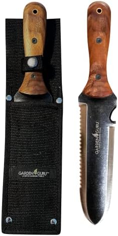 Garden Guru Hori Градински нож Hori за плевене, разкопаване, подстригване и култури - Нож от неръждаема стомана