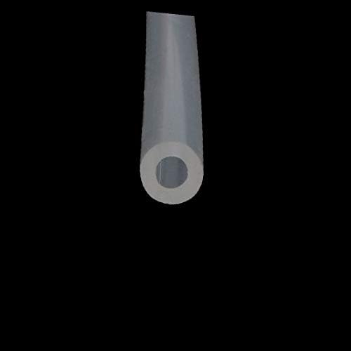 X-DREE Тръба от силиконова гума, устойчива на високи температури, 3,2 mm x 6,4 мм, Маркуч, прозрачна тръба с