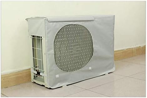 УДОБНА Капачка външно климатик за защита от Слънце и прах, Текстилен калъф 78x55x28 см (Сребристо сиво) Аксесоари