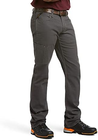 Мъжки панталони с прав Штанинами ARIAT Арматура M4 Поза Durastretch, Изработени от здрава тъкан Штабелируемой
