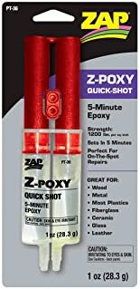 Епоксидни лепила ZAP Z-Poxy 5-Minute Quick Shot Epoxy, 1 унция, 36 ПААПТ