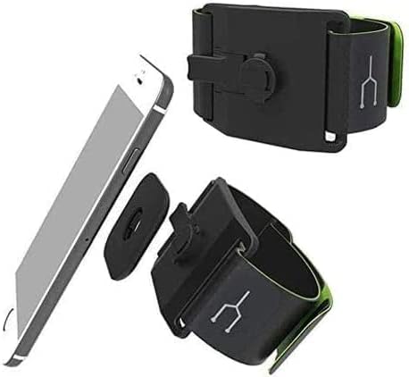 Водоустойчив колан за джогинг Navitech Black За вашия мобилен телефон е Съвместим с Samsung Galaxy S22 +