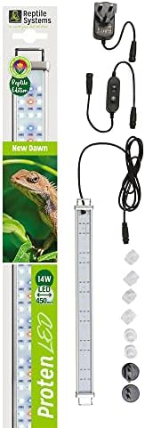 Led лампа Reptile Systems Proten New Dawn: 6500 К, 7 W, 10-18 см. Led лампа пълен спектър на естествения растеж