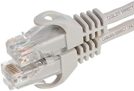 Кабели директно Онлайн Без Довършителни Cat5e Ethernet Мрежов Пач кабел Бял 10 Метра