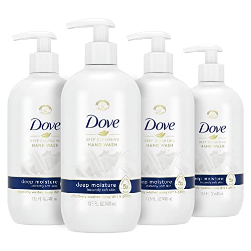 Препарат за измиване на ръцете на Dove Deep Moisture за чисти и меки ръце, смывающее мръсотия 13,5 течни унции