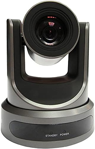 PTZOptics 3 x 20X-Камера за излъчване и конференции NDI (сив) (PT20X-NDI-GY) + ПР-контролер SuperJoy и последователен
