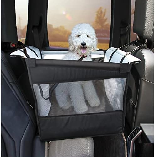 Столче за кола за кучета със средни размери, столче за Кола KALLODEAR за Две кучета с Водоустойчив Филтър Дъно,