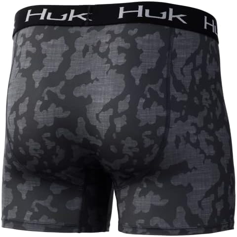 Боксерки HUK Men ' s Elements Performance Brief | Dry Fit от камуфлаж цвят Мшистого Дъб