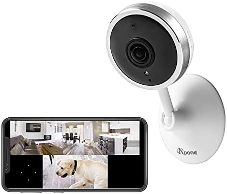 5-Мегапикселови IP камери за сигурност Apone за домашно наблюдение, автоматично следене с два екрана, детекция