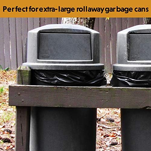 Торби за боклук обем 95 Литра – Заредете втулки за боклук резервоарите за течно гориво с дебелина 2 Mils - Торби
