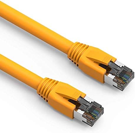 Мрежов кабел ACCL 15Ft Котка.8 S/FTP Ethernet Жълто 24AWG, 5 бр.
