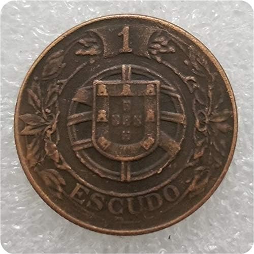Професия Португалия 1926 Португалия са подбрани Възпоменателна монета в 1 Эскудо CoinCoin