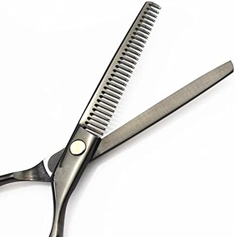 Ножица за подстригване на коса, 5,5-инчов професионални ножици от Японска стомана Черен цвят за стригане, филировочные