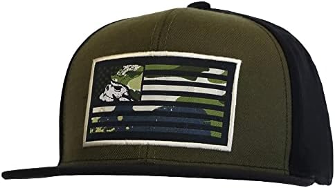 Метална Шапка Mulisha American Trooper възстановяване на предишното положение, Военно Зелено, Един размер