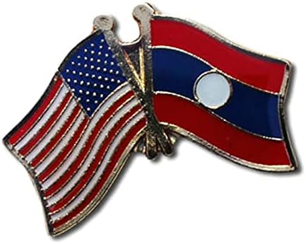 Новата партида от 6 Знамена, за Приятелство САЩ, Американския Лаос, на Велосипед Шапки, Украшения за Шапки,