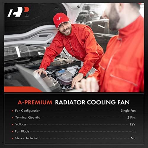 Вентилатор за охлаждане на радиатора на двигателя A-Premium в събирането е Съвместим с Audi A4 2003 2004 2005,