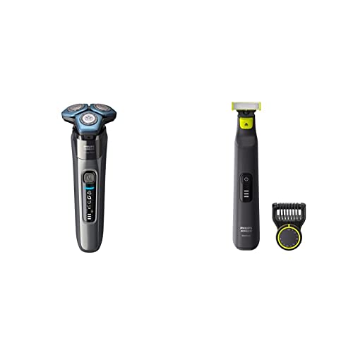 Самобръсначка Philips Norelco 7100, S7788/82 + Philips Norelco OneBlade Pro, QP6530/70