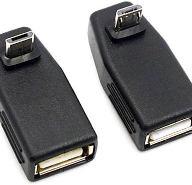 CY Мъжки Отточна тръба на шарнирна връзка Адаптер Micro USB към USB 2.0 OTG за Samsung i9100 i9300